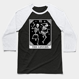 The Lovers Vintage Tarot Card Baseball T-Shirt